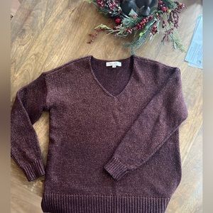 Loft bronze glittery sweater
